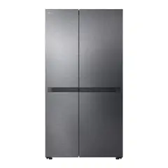LG - Refrigeradora Side By Side 658L Total no frost Negro Mate GS66BPM