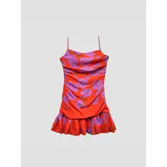 GENERICO - Vestido corto casual de flores