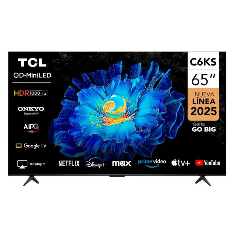 Televisor 65 QD MINI LED 4K UHD Google TV 65C6KS 2025