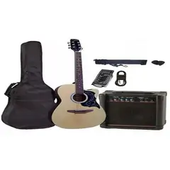 GENERICO - Pack Guitarra Electroacústica con Amplificador y Accesorios