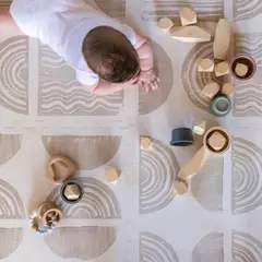 LA SONAJA - PISO ALFOMBRA ANTIGOLPES EVA BEBES MAT 1.20 M x 1.77 M