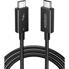 UGREEN - Cable Cargador Usb C Thunderbolt 4 Pd 100 W 40 Gbps Color Negro