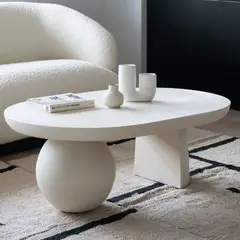 STIL NOVO - MESA DE CENTRO LUNNA MARFIL