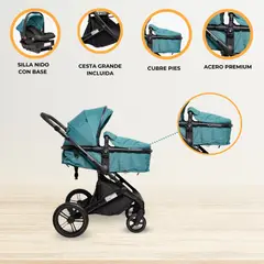 INFANTI - Coche Travel System «EPIC 6G» Blue