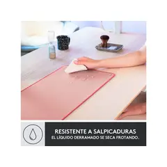 LOGITECH - Pad Mouse DESKPAD Anti-Salpicaduras 300x700mm Rose