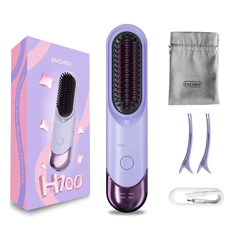 Peine alisador de cabello H100 - Purpura