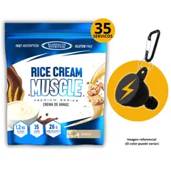 GENERICO - CREMA DE ARROZ BLUHEALTH VAINILLA 1KG + PORTASUPLEMENTOS