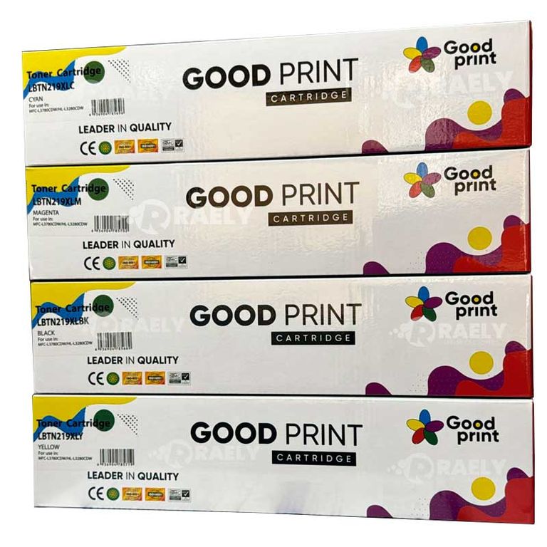 Pack TN-219XL Compatible Brother de Alta Capacidad Viene 4 Colores kit