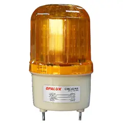 OPALUX - Circulina LED 220 VAC - Color AMBAR con Sonido -