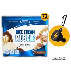 GENERICO - CREMA DE ARROZ BLUHEALTH CHOCOLATE 2KG + PORTASUPLEMENTOS