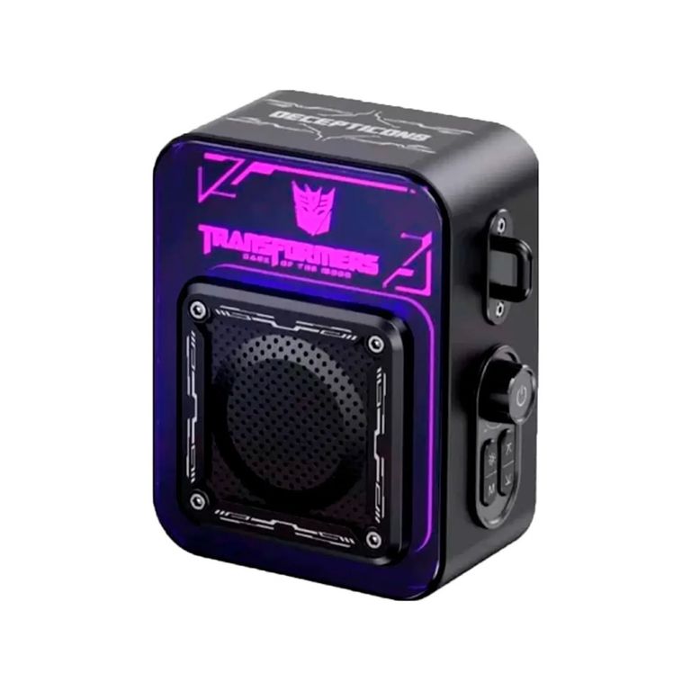 Parlante Portátil Con Luces RGB TF-Y02 Negro