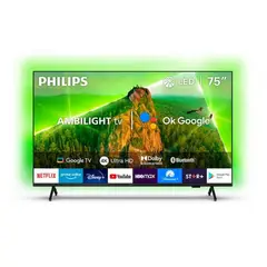 PHILIPS - TELEVISOR LED 75” UHD 4K 75PUD7908 AMBILIGHT TV