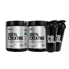 Universe Nutrition - PACK X2 100% Creatina 150GR + 2 Shakers