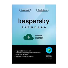 KASPERSKY - Antivirus Standard 1 Dispositivo 1 Año