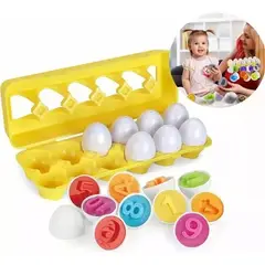 GIOIO - Juego Didáctico Niños Huevos De Juguete Educativos Aprender