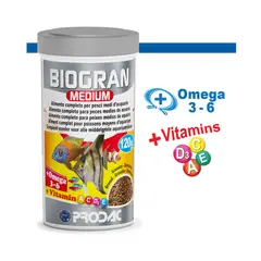 GENERICO - Alimento completo para peces tropicales medianos x 120 grs.