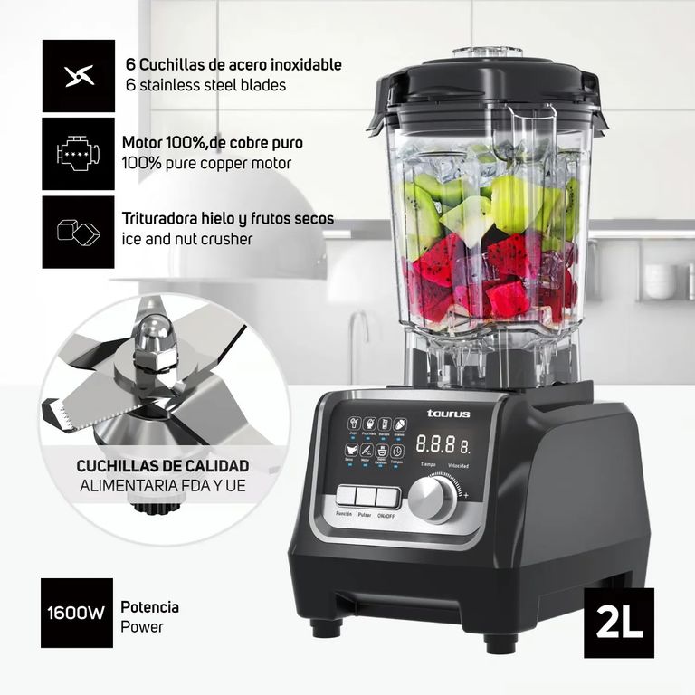 Licuadora 1600W Mod Elite Professional