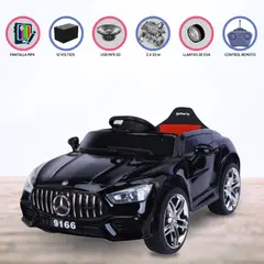 GENERICO - Carro a Batería MERCEDES BENZ »GENESIS» BLACK