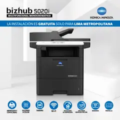 KONICA MINOLTA - IMPRESORAS MULTIFUNCIONAL LASER MONOCROMÁTICO BIZHUB 5020i