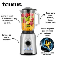 TAURUS - Licuadora ALFA 1200 1.5 Lts 1200W