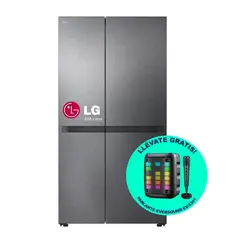 LG - Refrigeradora Side by Side 658L Total No Frost GS66BPM + REGALO