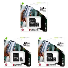 KINGSTON - MEMORIA MICROSD 64GB KIT DE 3 UNIDADES