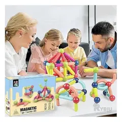 GENERICO - Juego De Bloques De Construccion Magneticos 42 Pcs Par Niños