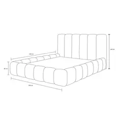 BARAKA HOME - Dormitorio Premium Nube King - Beige oscuro