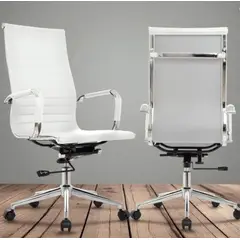 GENERICO - SILLA DE OFICINA BERLIN PRESIDENTE BLANCO