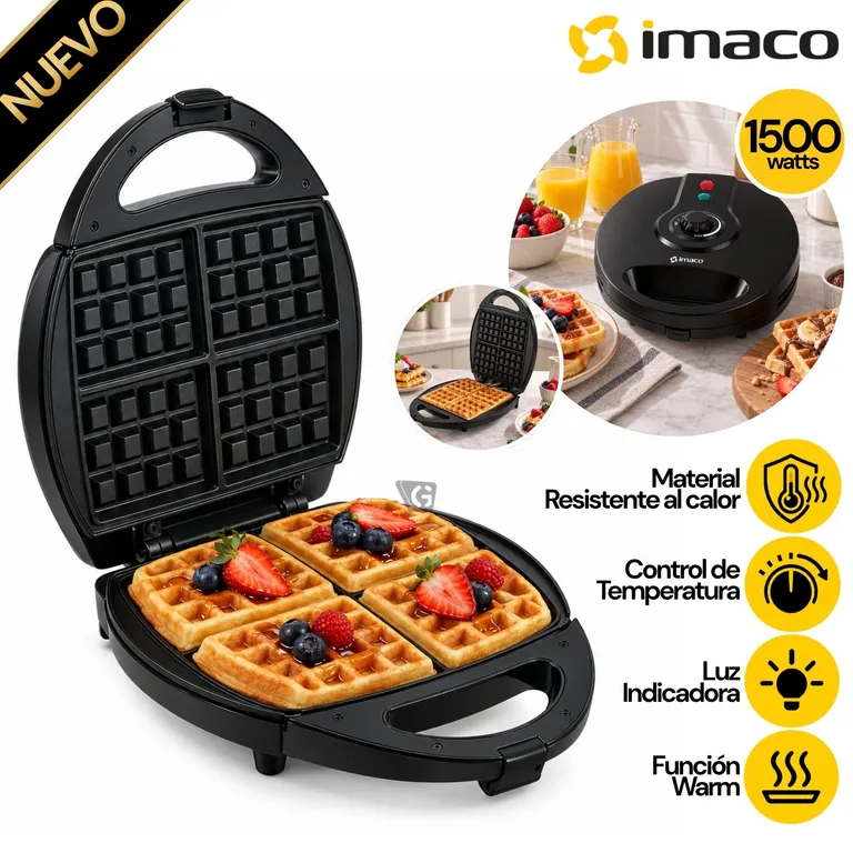 Waflera 4 Piezas WM4150 1500W