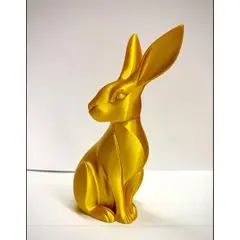 GENERICO - ADORNO EXCLUSIVO CONEJO DORADO 23cm x 11cm x 11cm