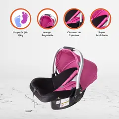 EBABY - Portabebé de Lujo «TERRY» Pink