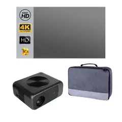 OWLENZ - Proyector Smart SD550 + Pantalla Ecran 80 Pulg + Bolso