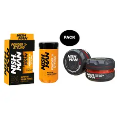 GENERICO - Pack NishMan Cera Cola 09 Polvo Texturizador P1