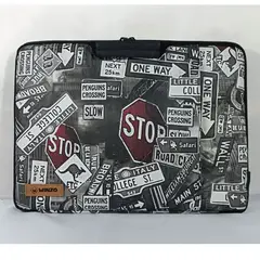 GENERICO - FUNDA PARA LAPTOP DE 15.6 PULGADAS NEGRO STOP