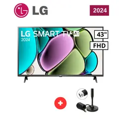 LG - TELEVISOR 43'' 43LR6000PSA FHD SMART TV AÑO 2024 + ANTENA DIGITAL