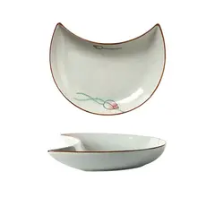 PIA COPELLO STORE - Juego de 5 Platos de Cerámica - Tulipán