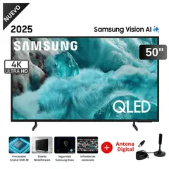 SAMSUNG - Televisor QLED 50 Visión AI Smart TV QN50Q7FA