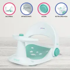 INFANTI - Asiento de Ducha para Bebés «INFANTINO» Green
