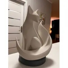 GENERICO - ADORNO EXCLUSIVO ZORRO BLANCO 23cm x 19cm x 14cm