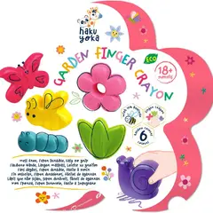 HAKU YOKA - Set de crayones modelo jardín 06 unidades