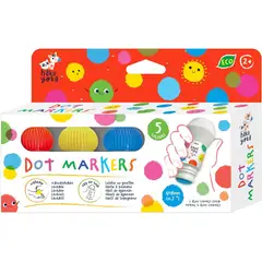 HAKU YOKA - Set de plumones DOT 05 colores primarios