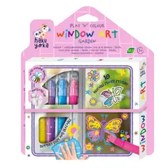 HAKU YOKA - Set crea stickers de jardín para ventana 10 modelos