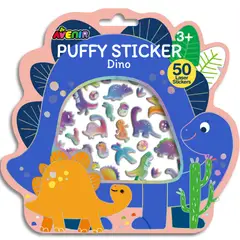 AVENIR - Stickers puffy modelo dinosaurios 50 piezas
