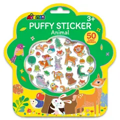AVENIR - Stickers puffy modelo animales 50 piezas