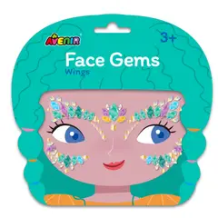 AVENIR - Stickers gemas faciales modelo alas