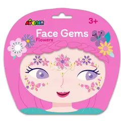 AVENIR - Stickers gemas faciales modelo flores
