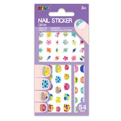 AVENIR - Stickers temporales para uñas modelo flores 38 piezas