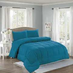 CASATEX - Edredón + Juego de sábanas Queen size 100% Algodón