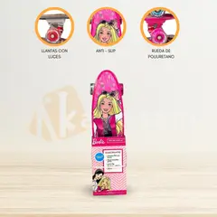 CUZKA - Skateboard para Niños «PENNY» 22″ Barbie